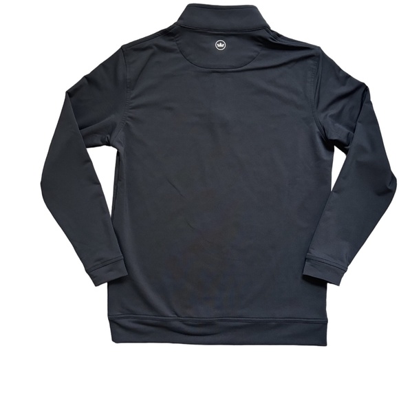 Peter Millar Perth Youth Birdseye Performance Quarter-Zip - size large 10-12 - Picture 2 of 5